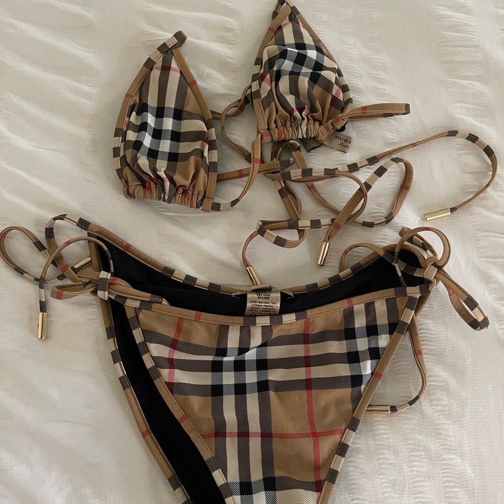 Burberry vintage check swimsuit